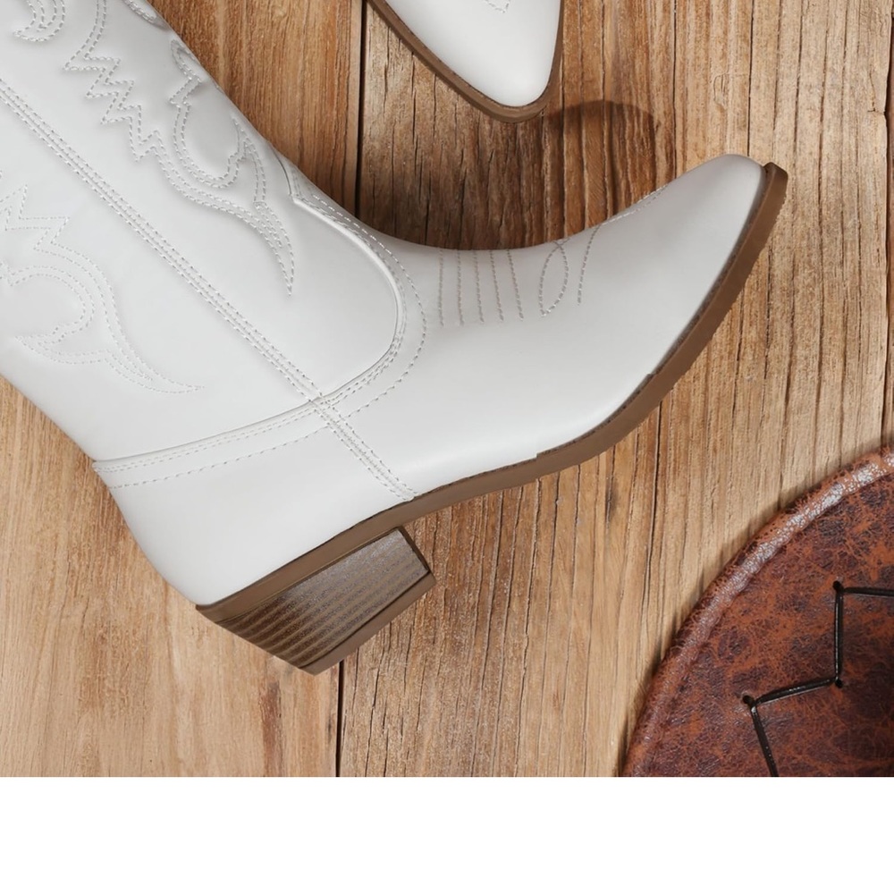Dream Pairs Wide Calf Western Boots - Picture 4 of 5